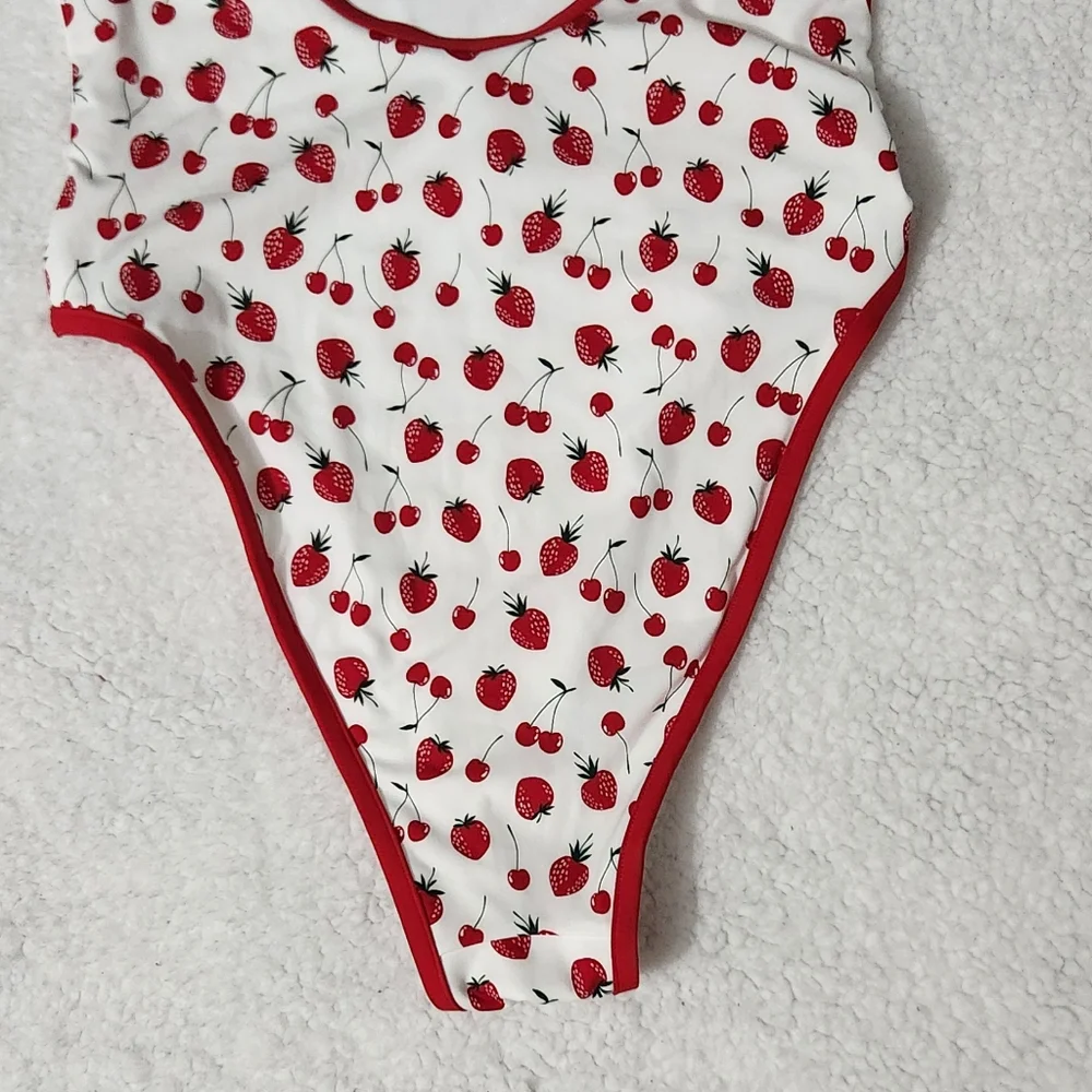 New!Frankies‎ Bikini X Pink Marlow One Piece Swimsuit